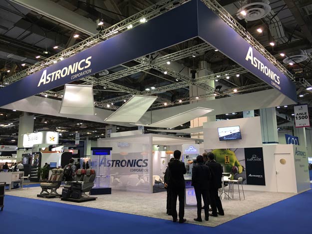 Astronics APEX booth Astronics booth