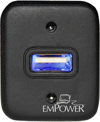 1428-USB-outlet-unit 5 Volt DC High Power USB outlet unit
