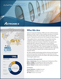 Astronics Fact Sheet