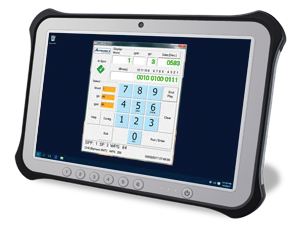 FLT Tester Software on Tablet FLT Tester Software on Tablet