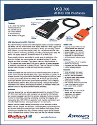 Portable Avionics Interfaces for USB 2.0 | Astronics