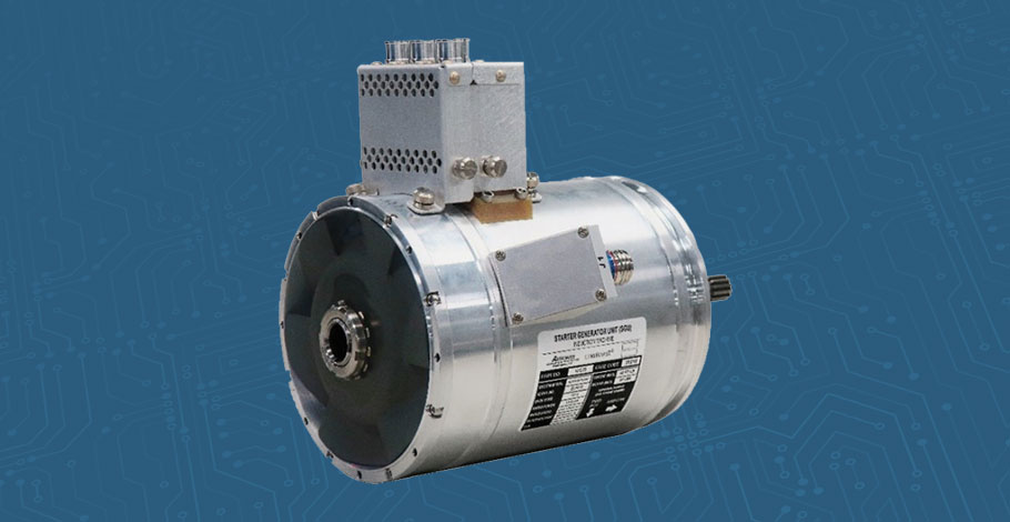 Image of a starter generator unit