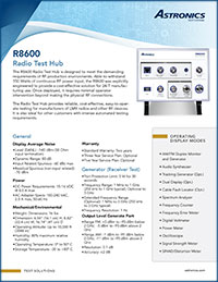 Image of R8600 datasheet